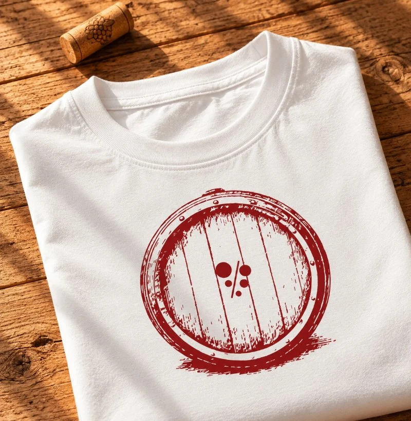 Camiseta Brasil de Vinhos - Barrica Vinho