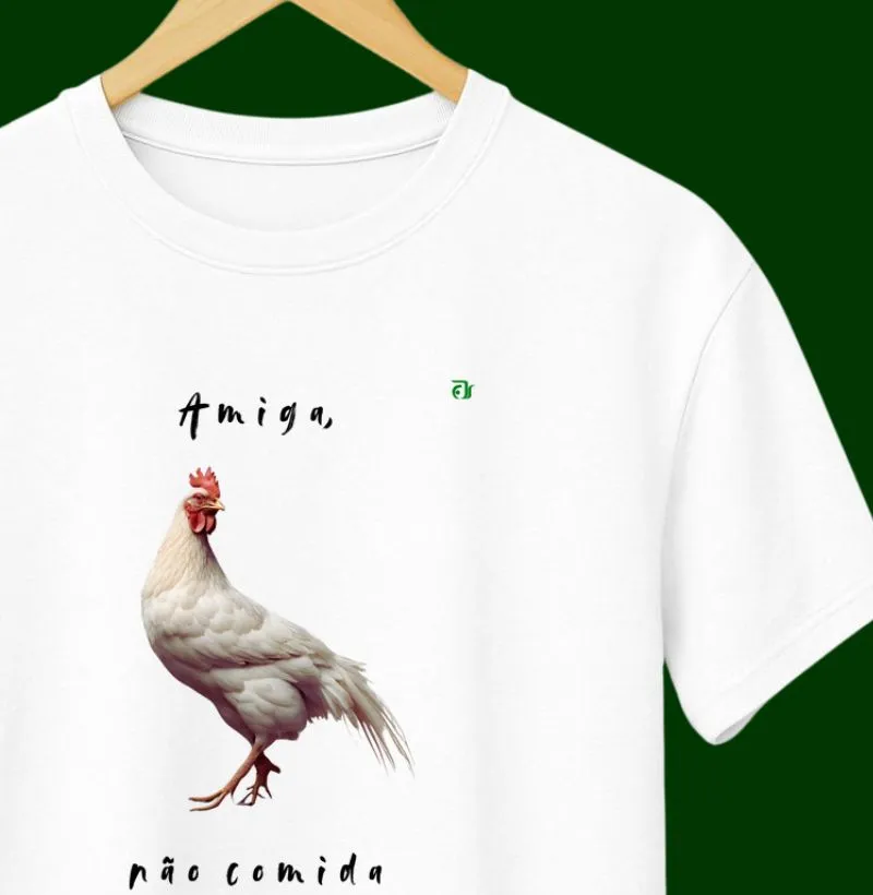 Amiga, não comida. (galinha) 