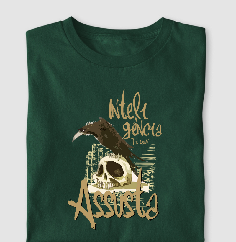 Camiseta Inteligência Assusta