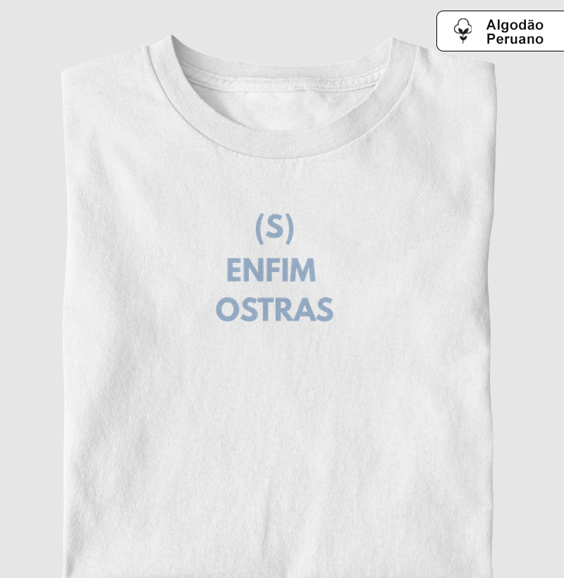 Camiseta S Enfim Ostras