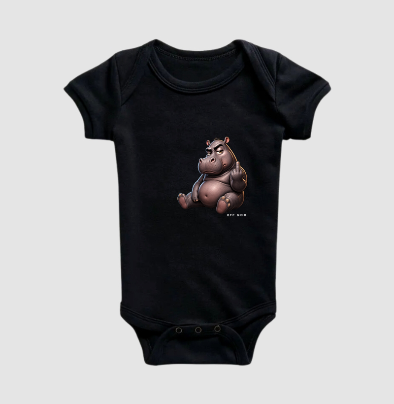 Hipopótamo - Body Infantil