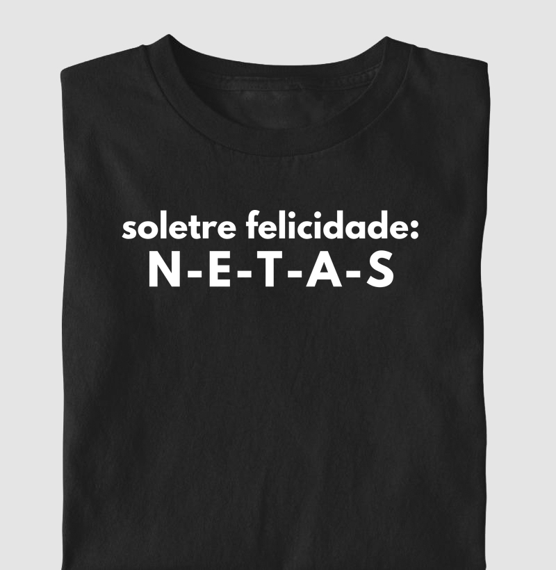 Soletre felicidade - netas