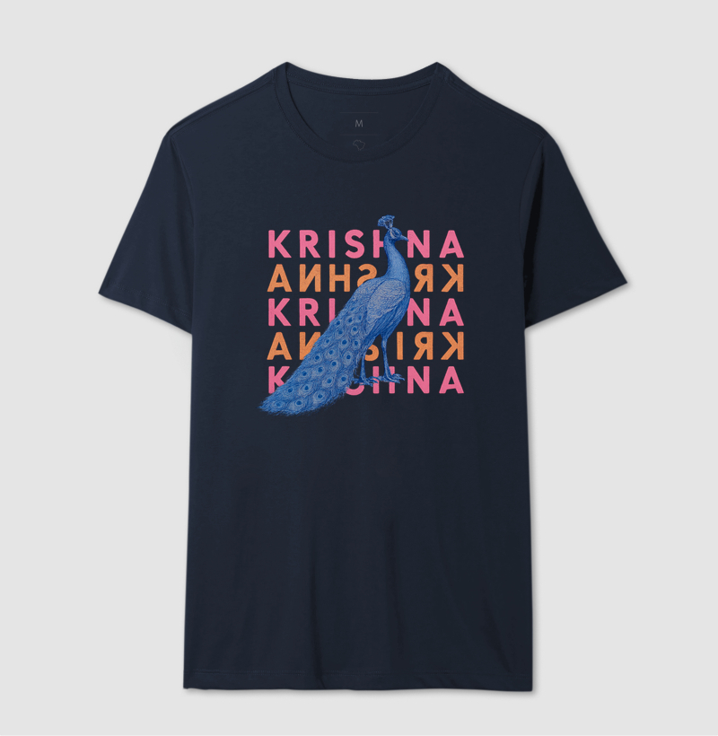 Pavão de Krishna - Camiseta