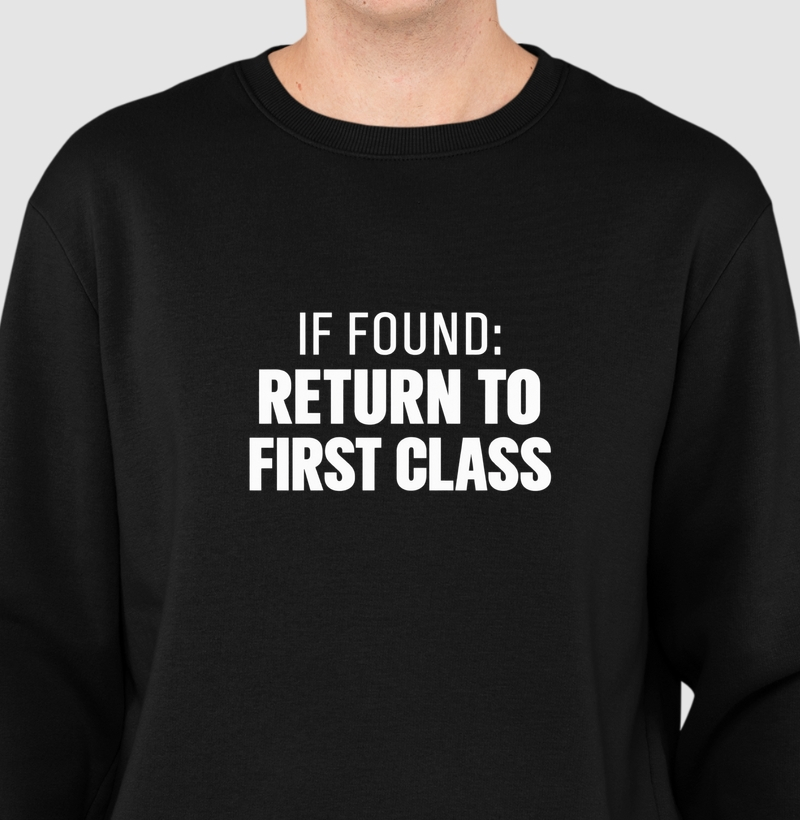 Suéter Return To First Class
