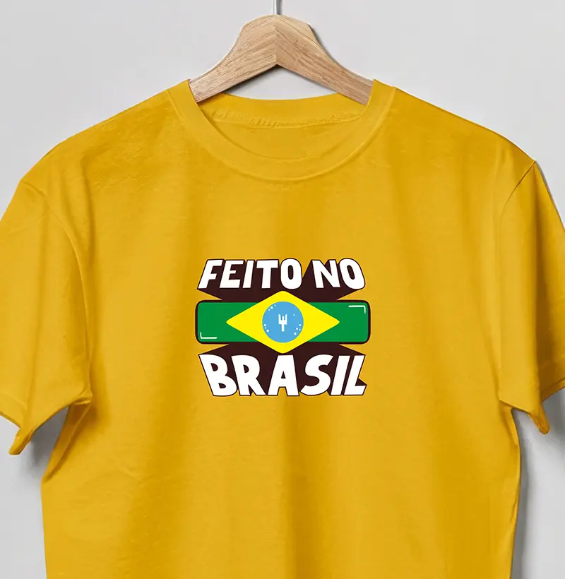 Camiseta Feito No Brasil