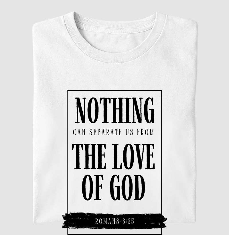 Camiseta Masculina Love Of God - Estampa Preta - Camiseta