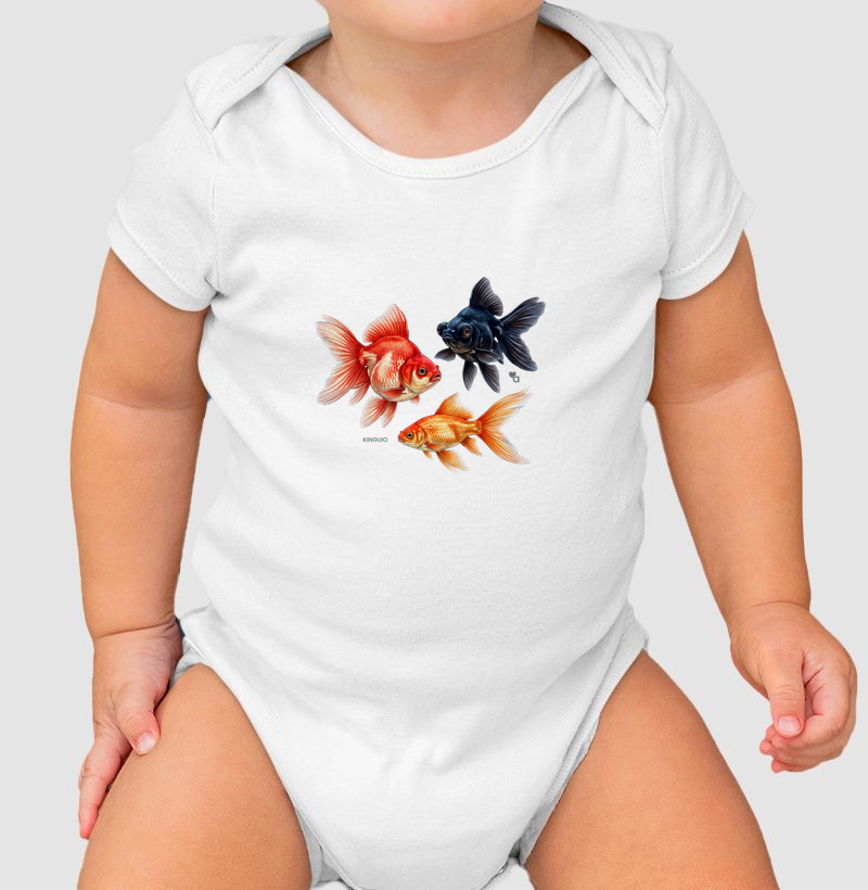 Peixes - Kinguios - Body Infantil