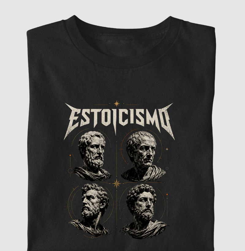 Camiseta Estoicismo - 4 Pensadores