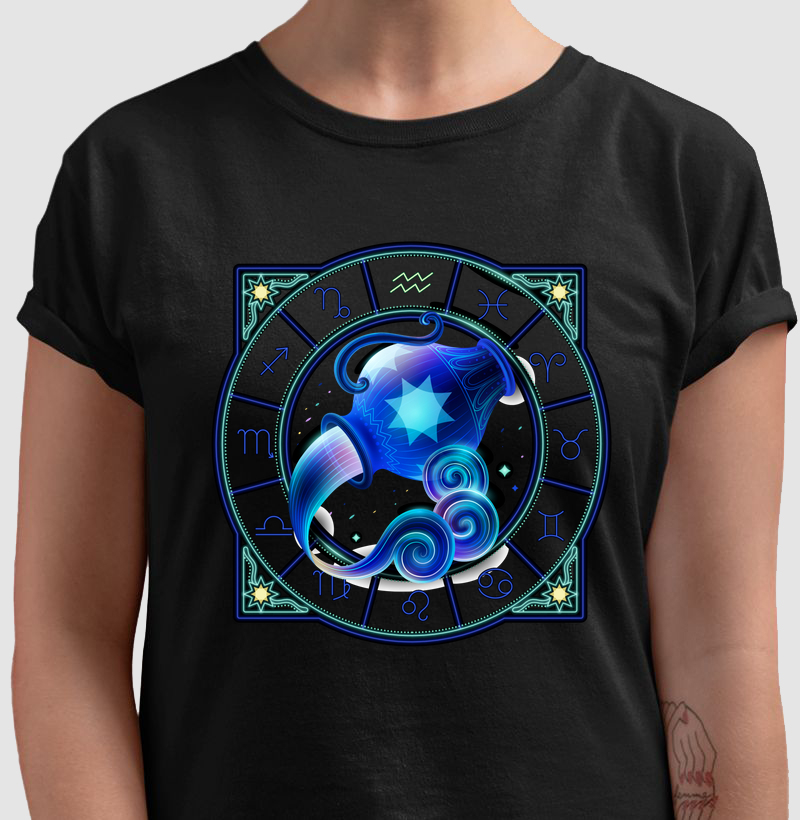 Camiseta Signo Aquario