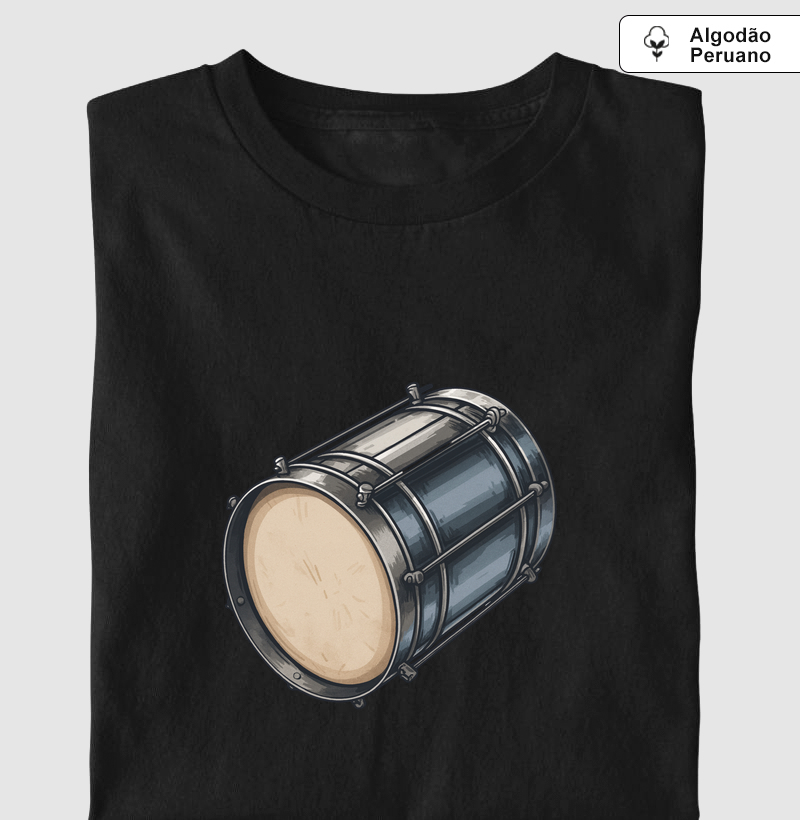 CUÍCA REAL - Camiseta Algodão Peruano
