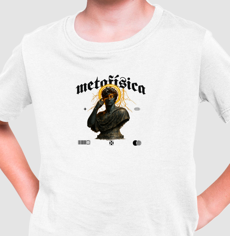 Camiseta Infantil Masculina: Metafísica
