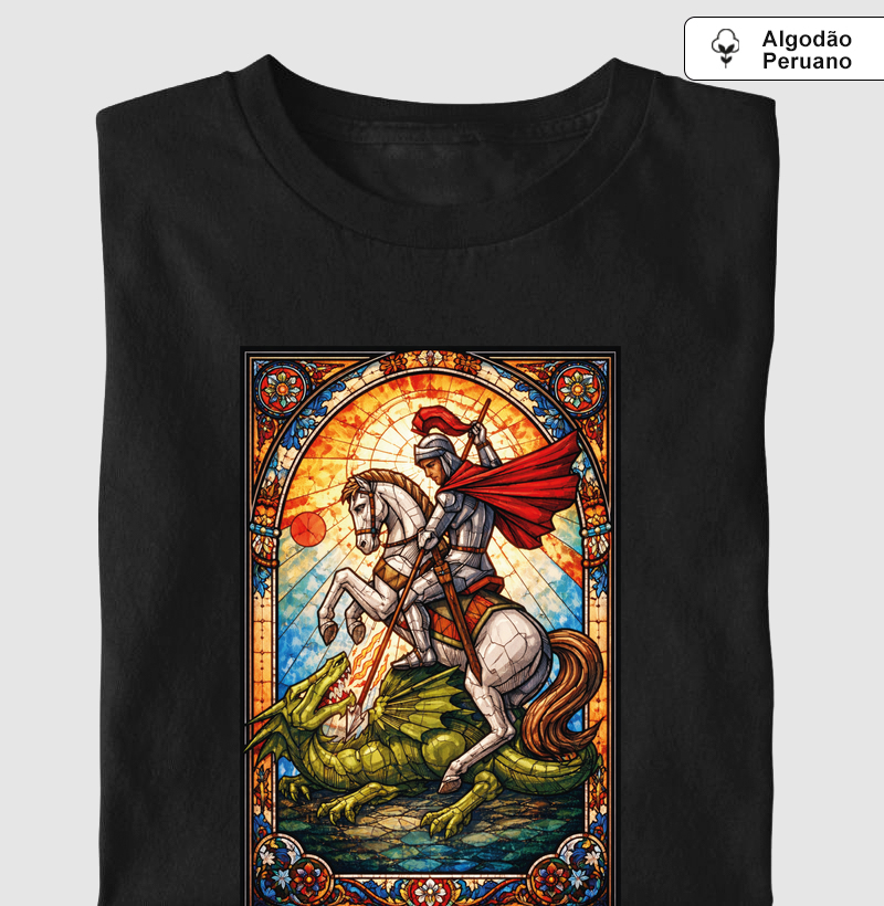 Algodão Peruano - Vitral de Jorge