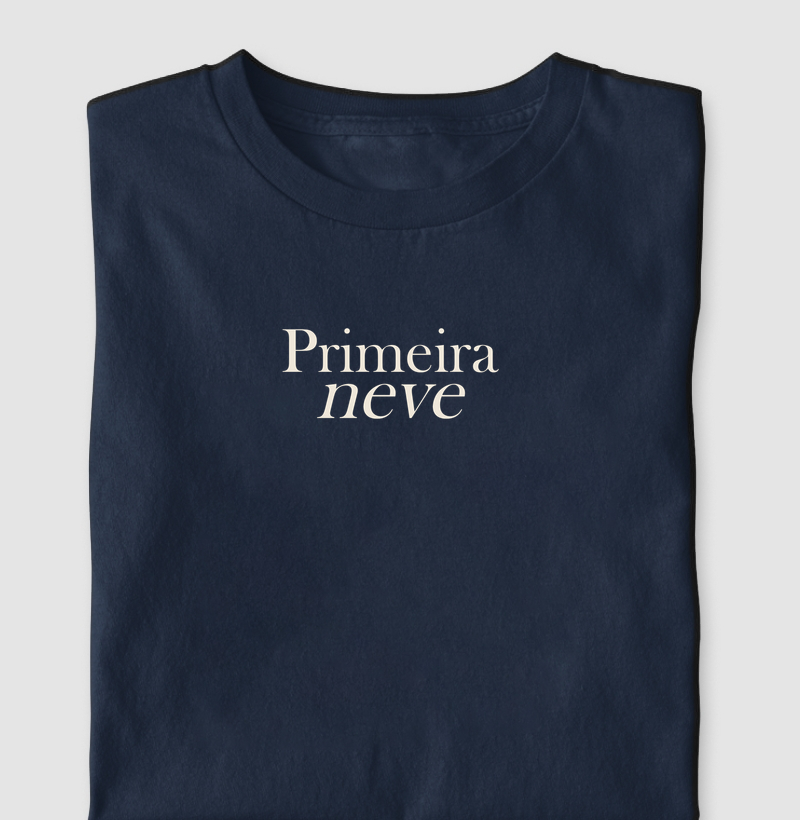 Camiseta Primeira Neve - Camiseta
