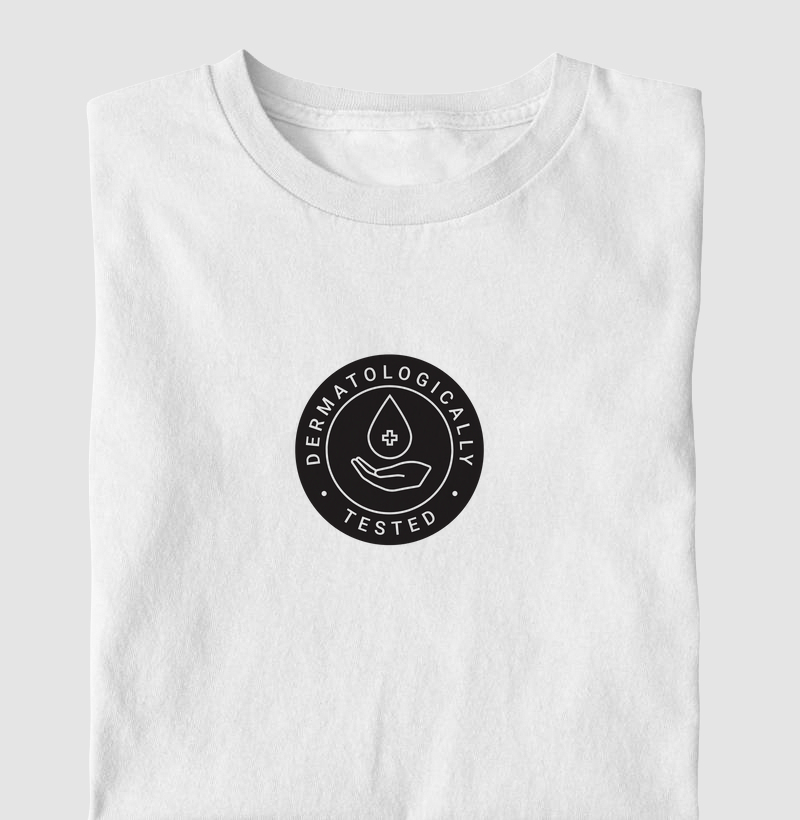 Camiseta Dermatologically Tested