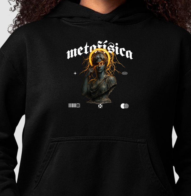 Moletom Canguru Feminino: Metafísica