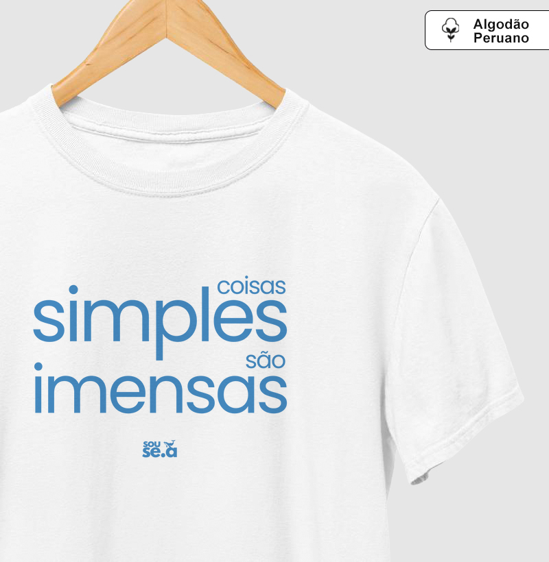 Coisas simples são imensas
