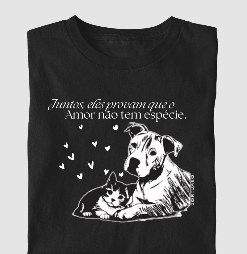 JUNTOS ELES PROVAM QUE O AMOR NÃO TEM ESPÉCIE