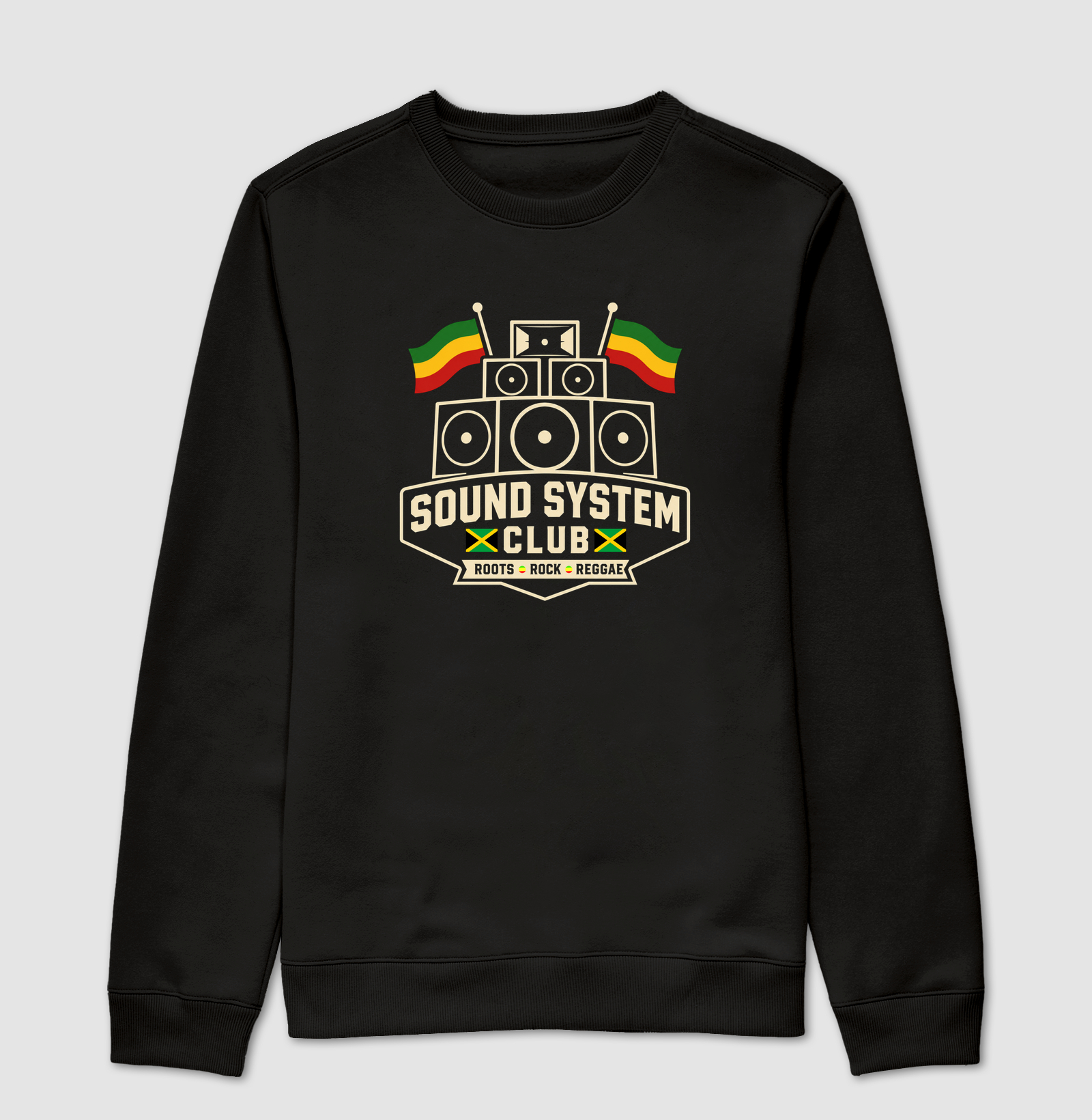 Jamaican Sound System Club - Suéter Moletom
