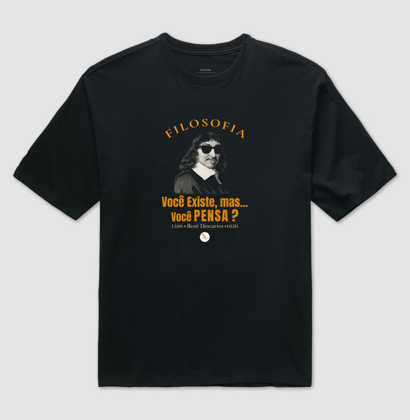 Camiseta Filosofia - Descartes