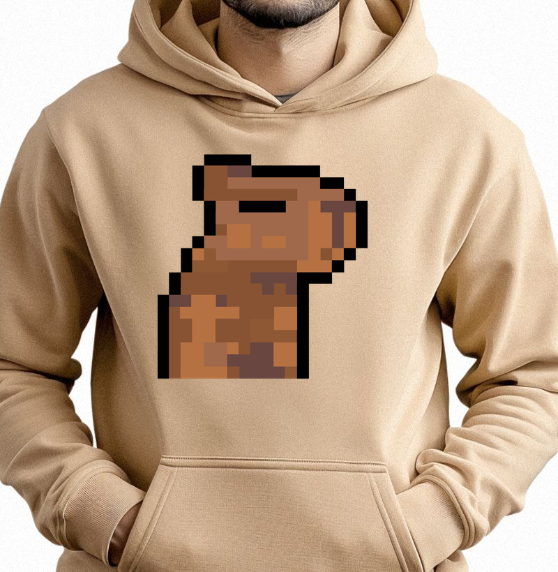 Capivara Pixel – Think Tee