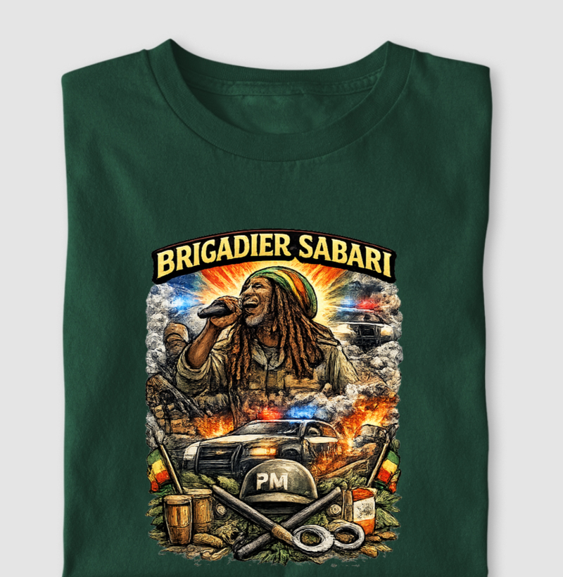 🔥 Camiseta Brigadier Sabari – Alpha Blondy