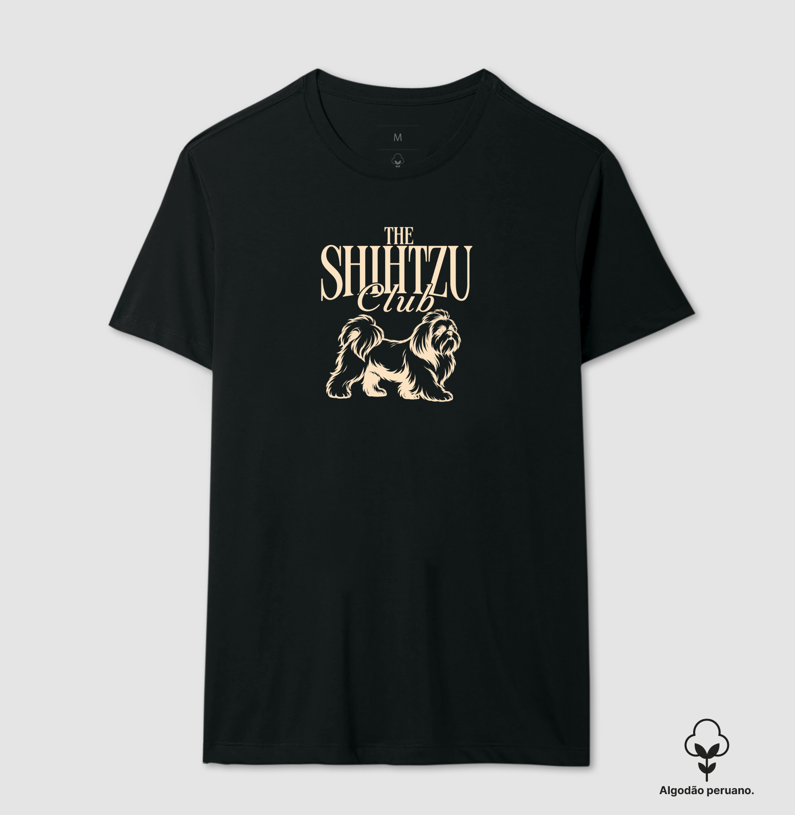 The Shih Tzu Club - Camiseta Algodão Peruano
