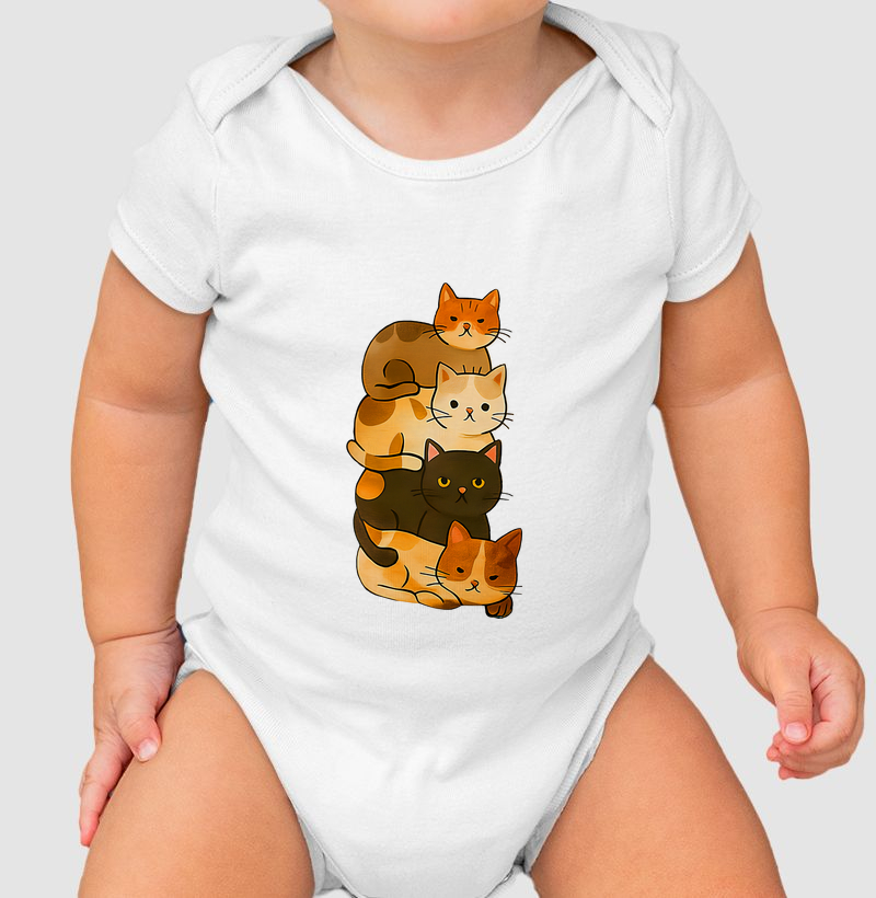 TORRE DE GATOS - Estilo Lápis de Cera