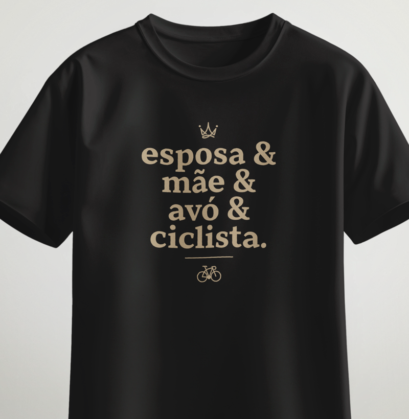 Esposa mãe avó ciclista