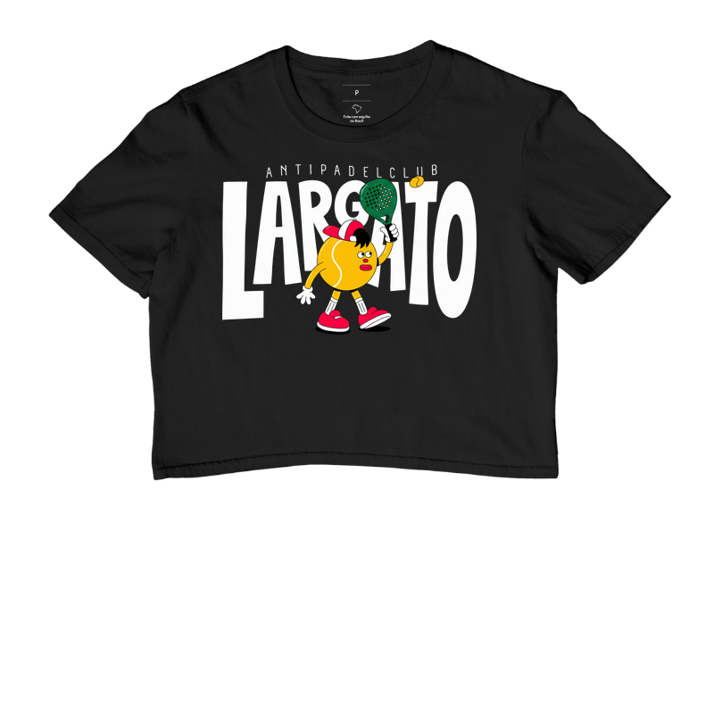 Camiseta Largato Anti Padel Club Mascote Vermelha