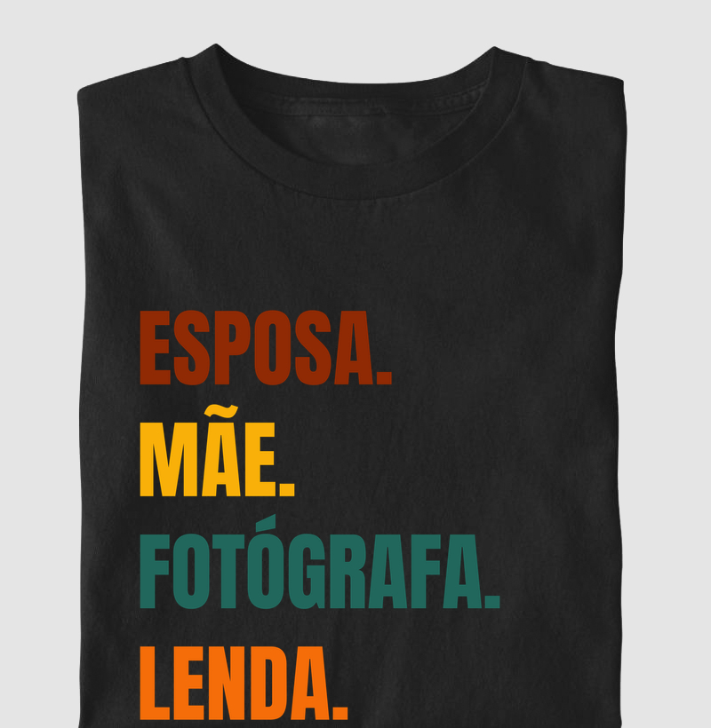 Esposa. Mãe. Fotógrafa. Lenda.