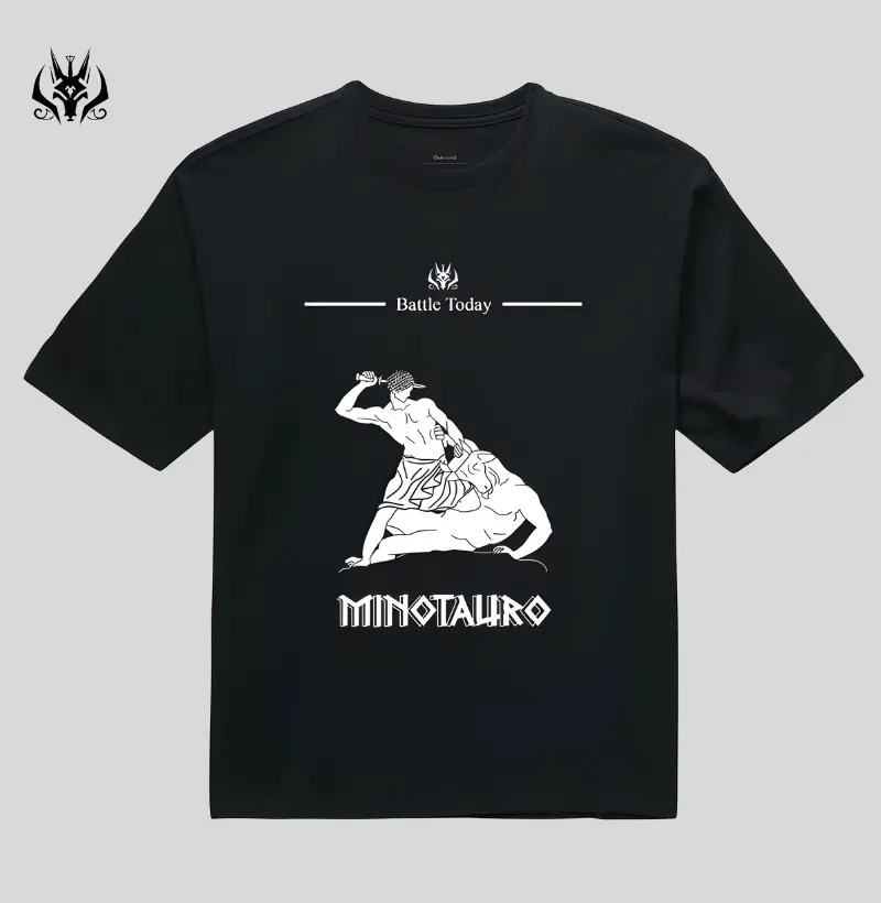Camiseta Oversized - Teseu Minotauro (Edição Battle Today)