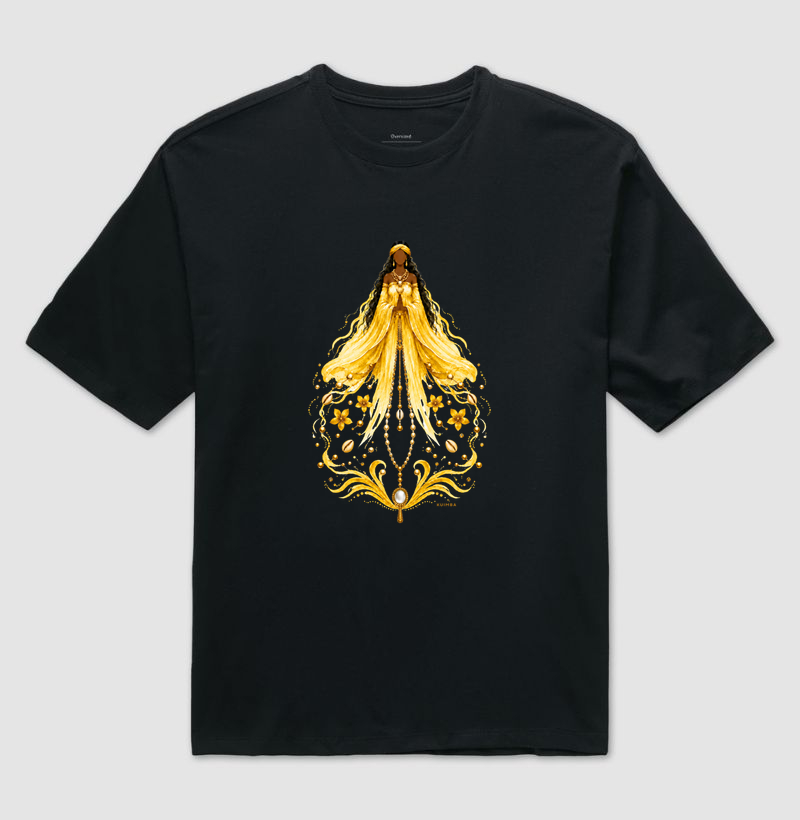 Traços de Oxum - Camiseta Oversized