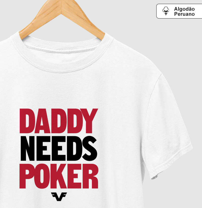 Algodão Peruano Daddy Needs Poker