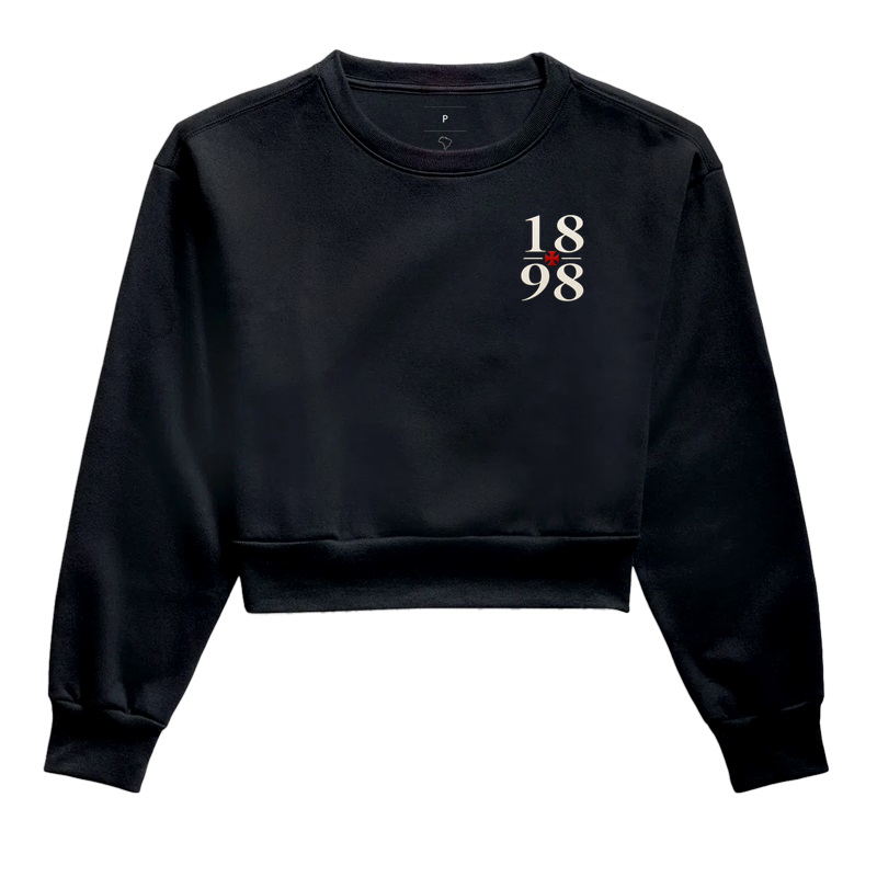 1898 - Cropped Moletom