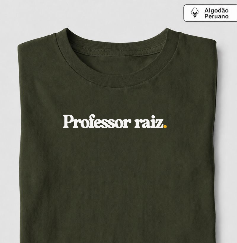 Professor Raiz - Camiseta Algodão Peruano