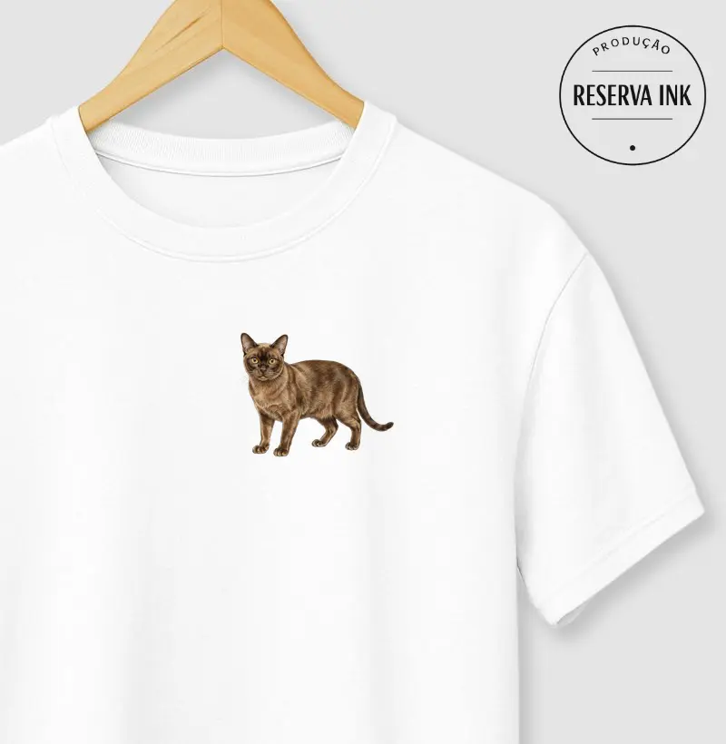 Gato Burmês - Minimalista