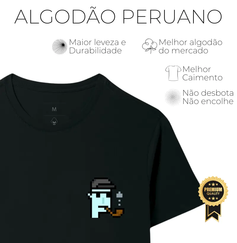 CryptoPunk - Algodão Peruano