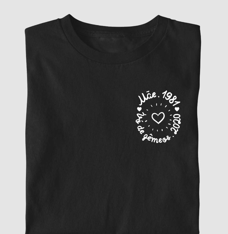 Coração de Vó de Gêmeos