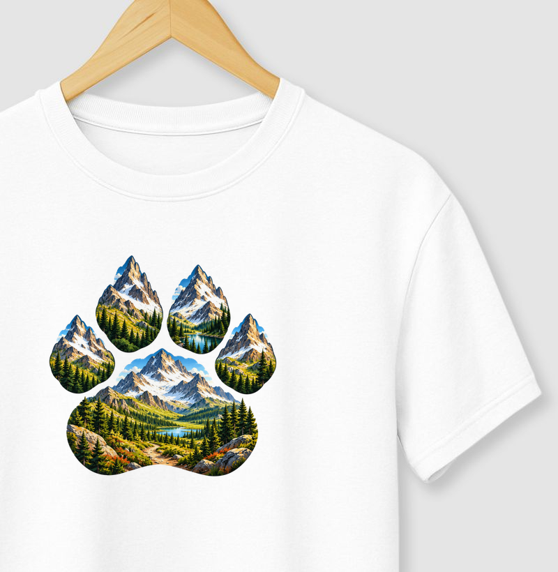Entre Trilhas e Patas - Camiseta