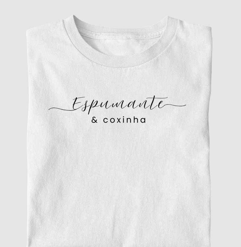 Camiseta Espumante & Coxinha