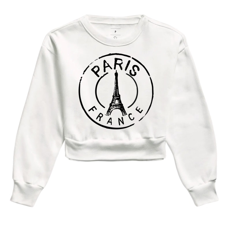Camiseta Viagem - Carimbo Paris Torre