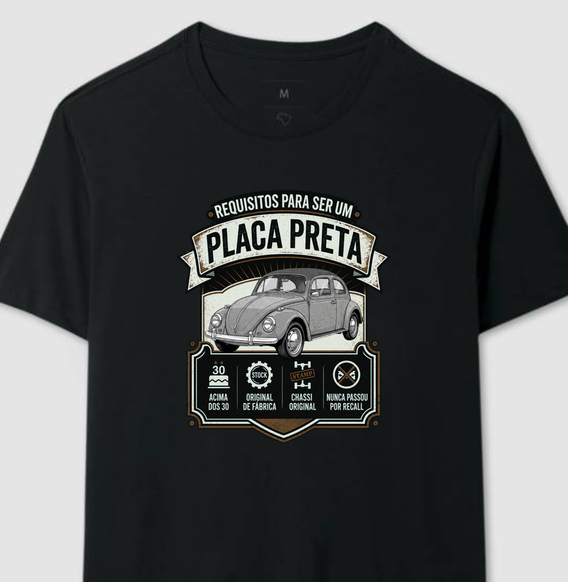 Fusca | Requisitos Placa Preta