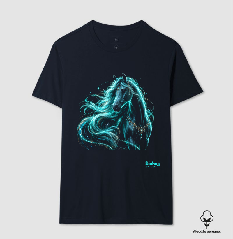 Cavalo Neon - Camiseta Algodão Peruano