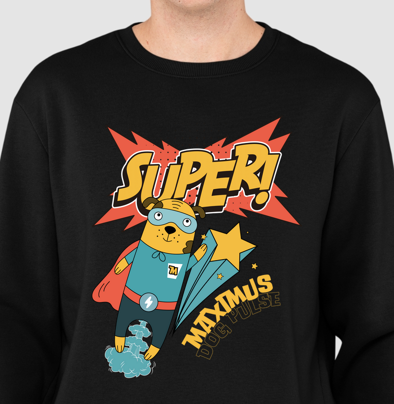 Suéter Moletom Dog Pulse Maximus - SUPER