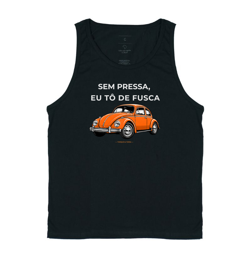 Sem pressa, eu tô de fusca - Laranja