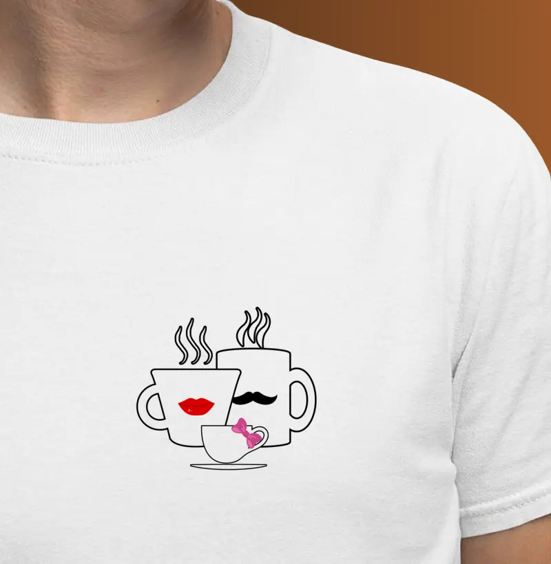 Pai, mãe e 1 filha Cafeinados