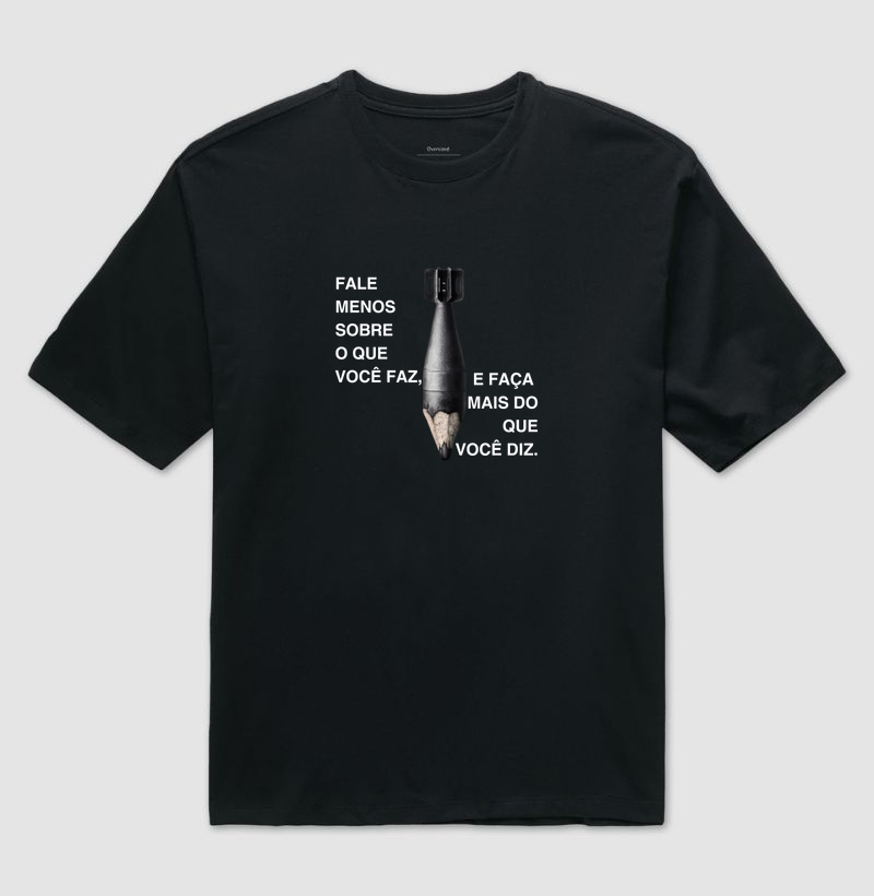 💣 Fale menos. Faça mais.