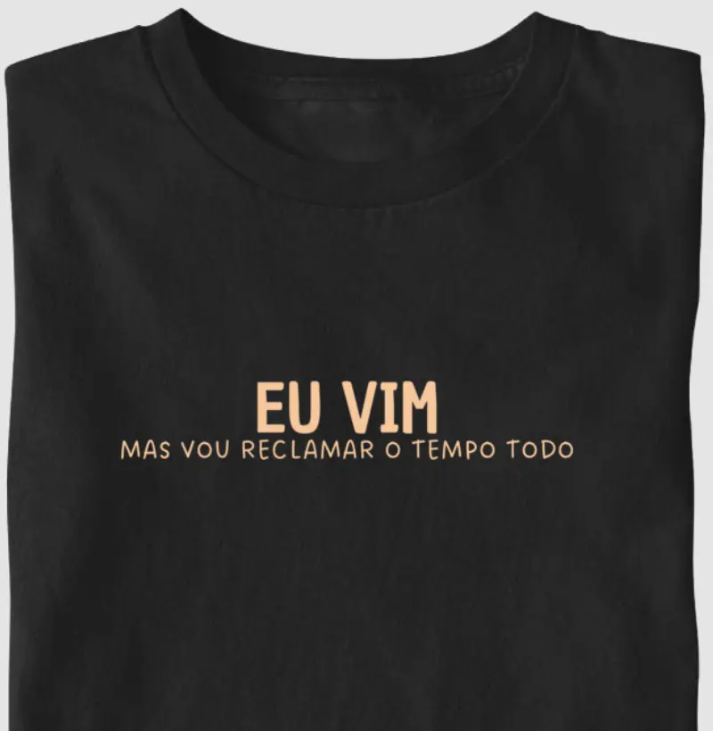 Vou reclamar o tempo todo