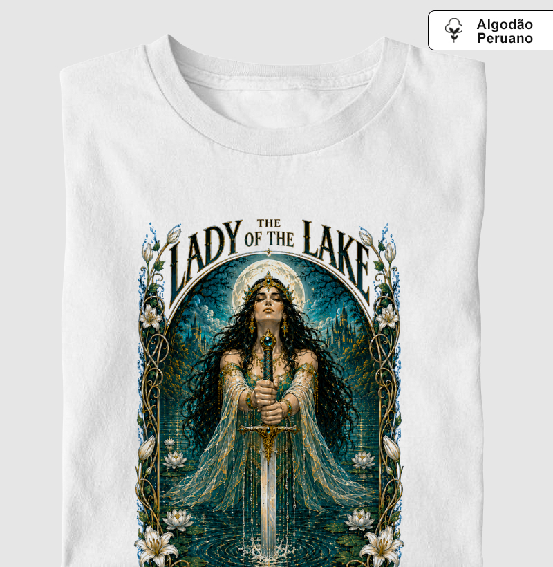 LADY OF THE LAKE - Camiseta Algodão Peruano