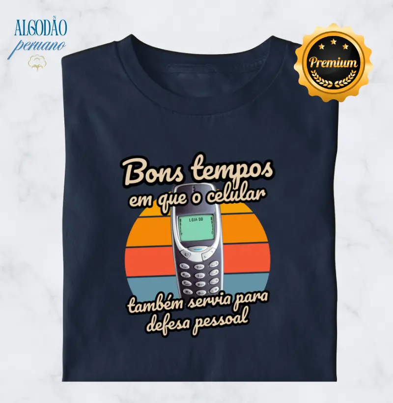 Bons tempos em que celular também servia para defesa pessoal